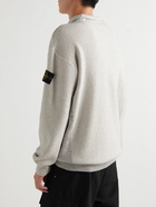 Stone Island - Wool-Blend Rollneck Sweater - Gray