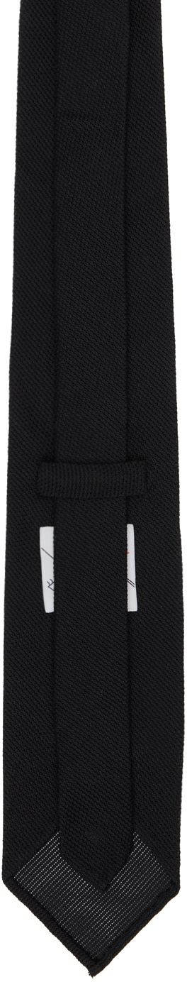 Factor's Black Silk Mesh Tie