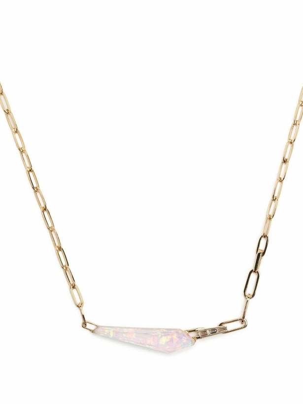 Photo: Stephen Webster 18K Yellow Gold Slimline Shard Diamond Necklace