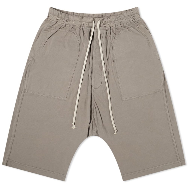 Photo: Rick Owens Men's DRKSHDW Lightweight Ricks Bela Shorts in Dust