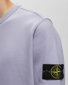 Stone Island Sweat Shirt Brushed Cotton Fleece, Garment Dyed Purple - Mens - Sweatshirts