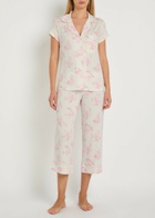 Eberjey Gisele Floral-print Jersey Pyjama set Pink