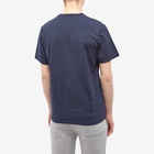 Maison Kitsuné Men's Fox Patch Classic T-Shirt in Navy