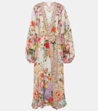 Camilla Sew Yesterday floral silk robe