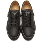 Giuseppe Zanotti Black Zipper May London Sneakers