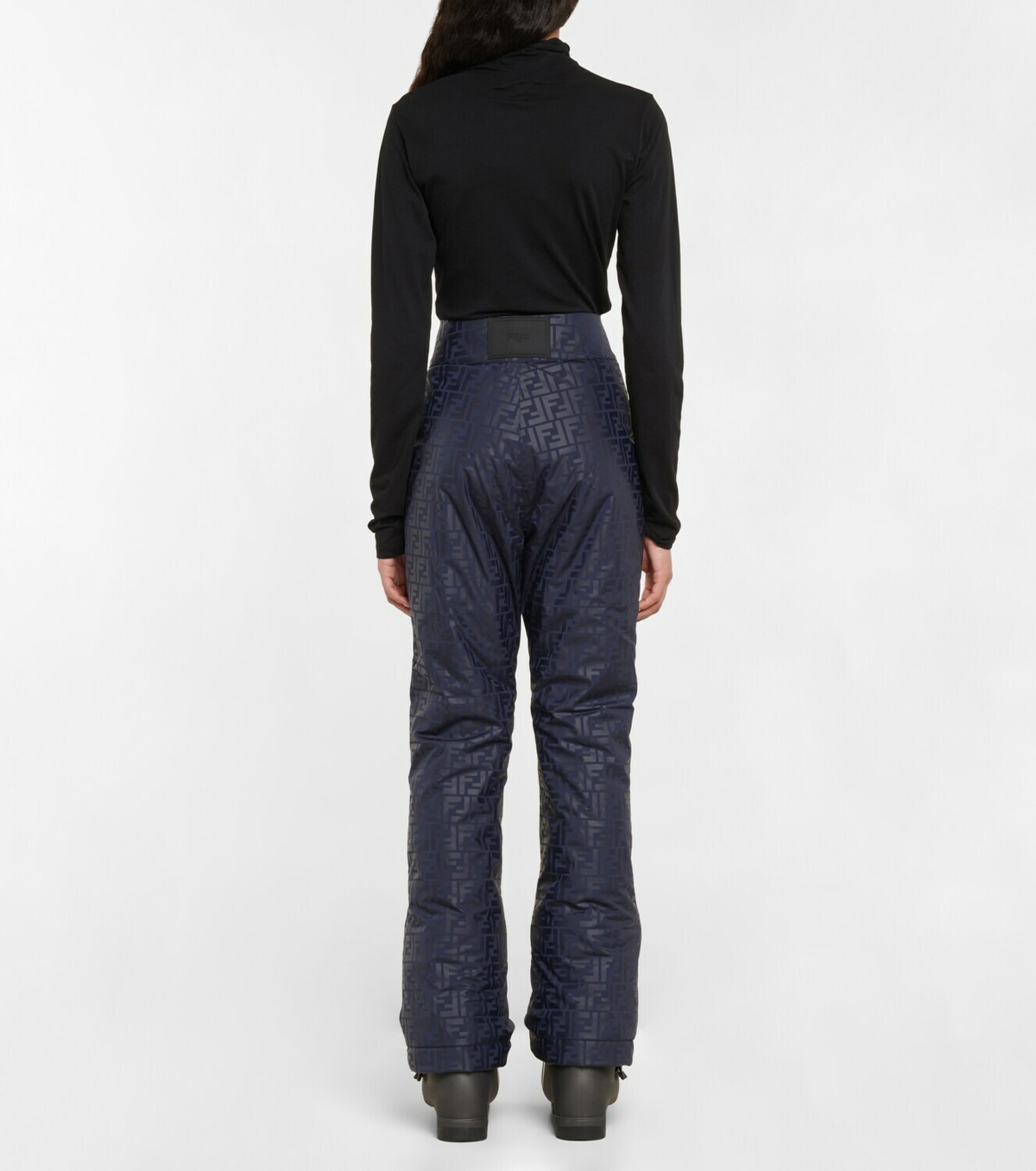 FF high-rise ski pants in grey - Fendi