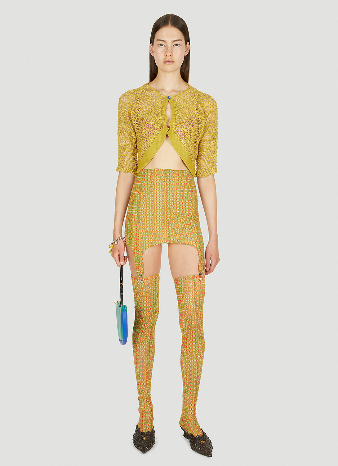 LOUISE LYNGH BJERREGAARD Open Cardigan