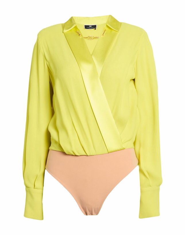 Photo: Elisabetta Franchi Womens Bodysuit in Yellow