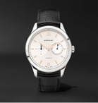 Montblanc - Heritage Chronométrie Twincounter Date Automatic 40mm Stainless Steel and Alligator Watch, Ref. No. 114872 - White