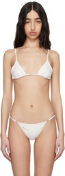 Gimaguas White Pipa Bikini Top
