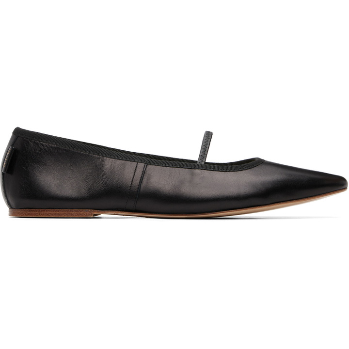 Photo: A.P.C. Black Swan Ballerina Flats