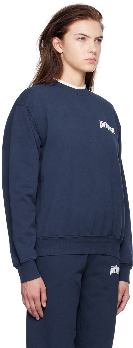 Sporty & Rich Navy Prince Edition Sweatshirt