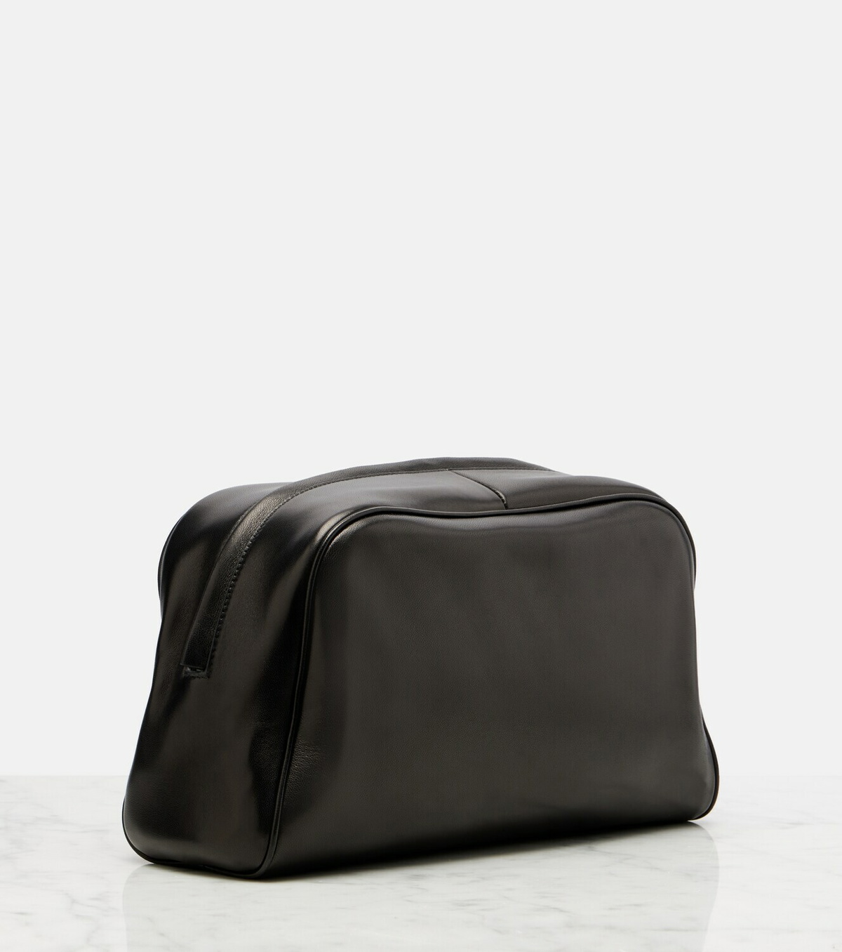 The Row Leila Small leather clutch