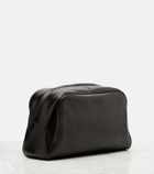The Row Leila Small leather clutch