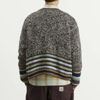 Story mfg. Men's Hand Knit Root Cardigan in Oakmoss