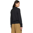 Studio Nicholson Gray Sark Knit Polo