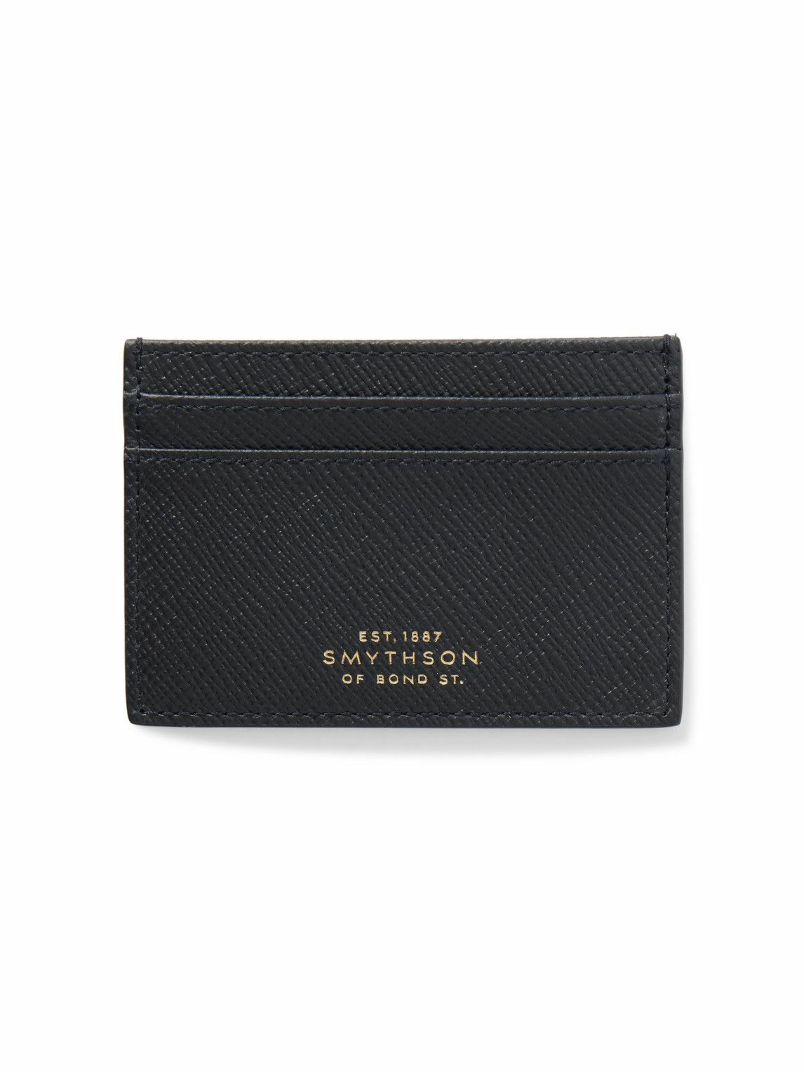 Smythson - Panama Cross-Grain Leather Cardholder