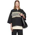 Fear of God ESSENTIALS Gray Panelled Crop Polo