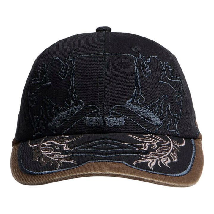 Photo: Umbro by Slam Jam Men's Laurel Cap in Brown Black