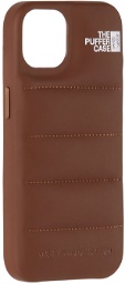 Urban Sophistication Brown 'The Puffer' iPhone 14 Case