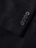 Caruso - Wool and Cashmere-Blend Flannel Blazer - Blue