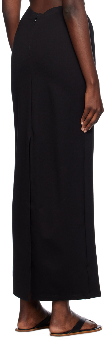 Staud Black Petunia Maxi Skirt Staud