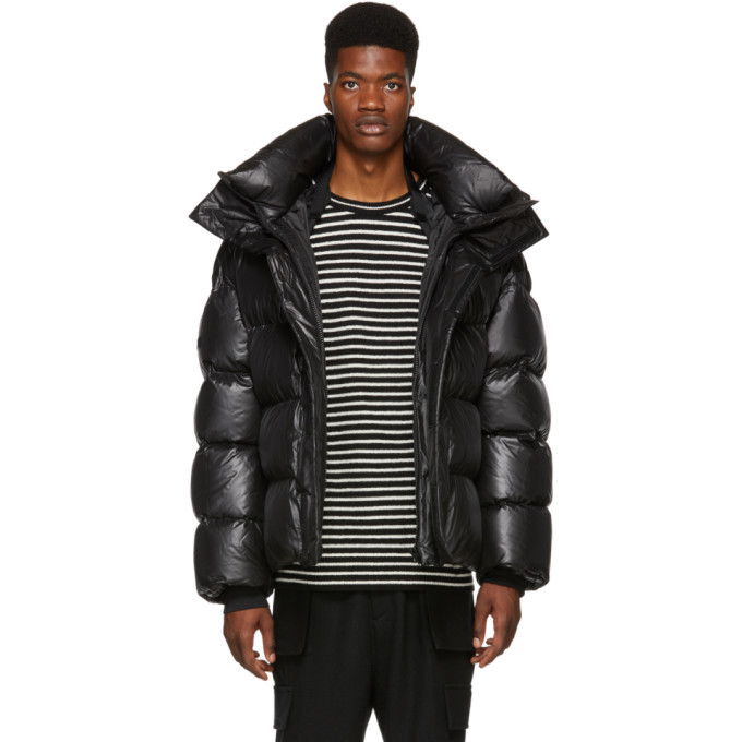 Juun.J Black Down Puffer Jacket