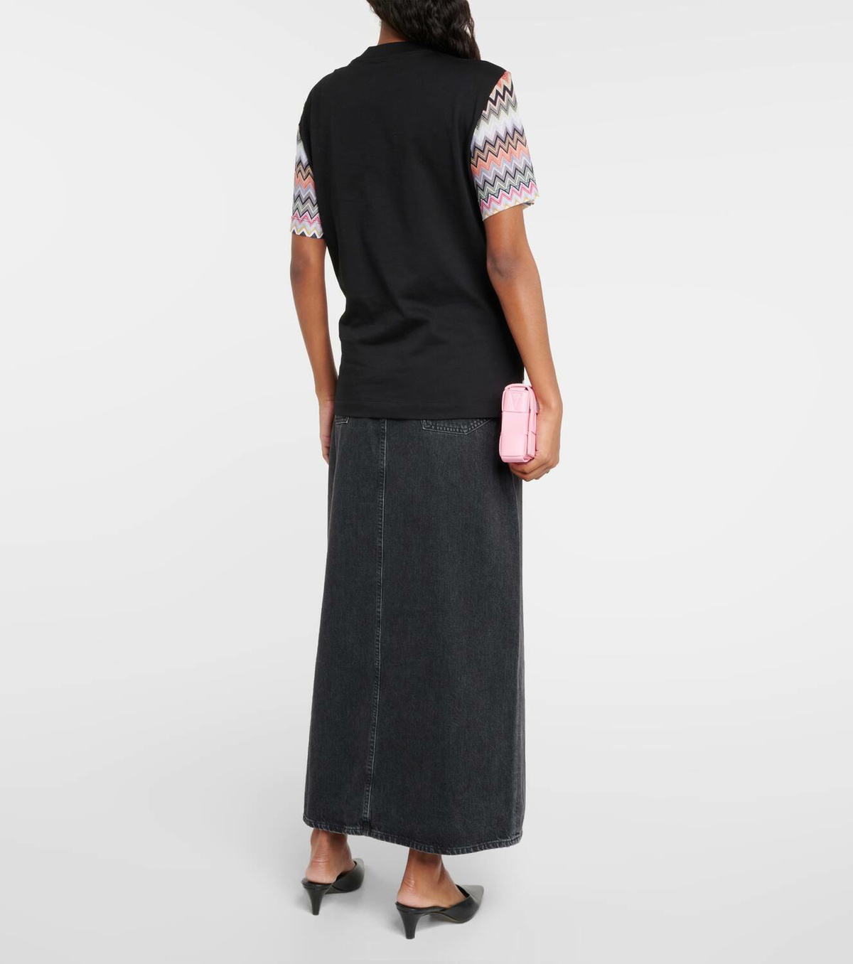 MISSONI コットンジャージー Tシャツ ニットトリム MISSONI Knit-trimmed cotton-jersey T-shirt | THE OUTNET