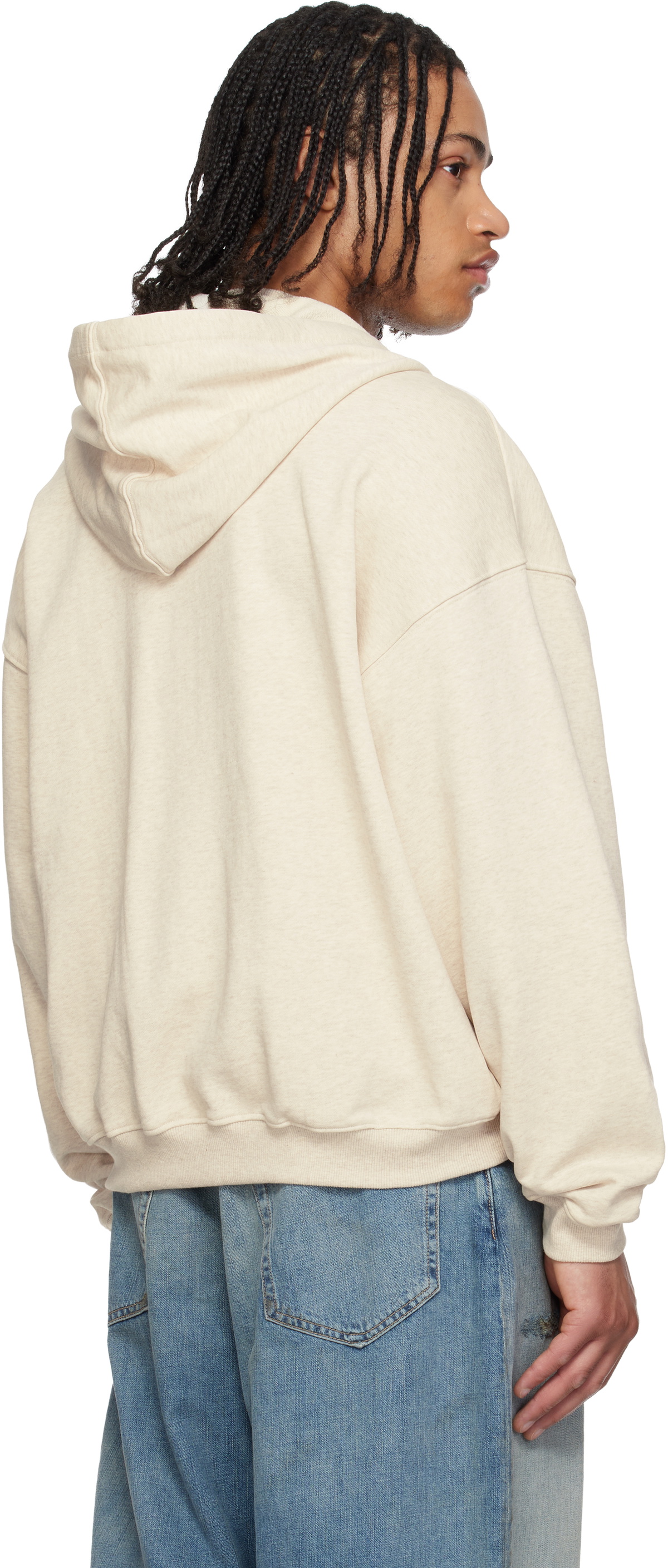 FFFPOSTALSERVICE Gray RH Zip Up Hoodie