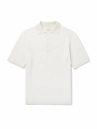 Kingsman - Birdseye Cotton Polo Shirt - Neutrals