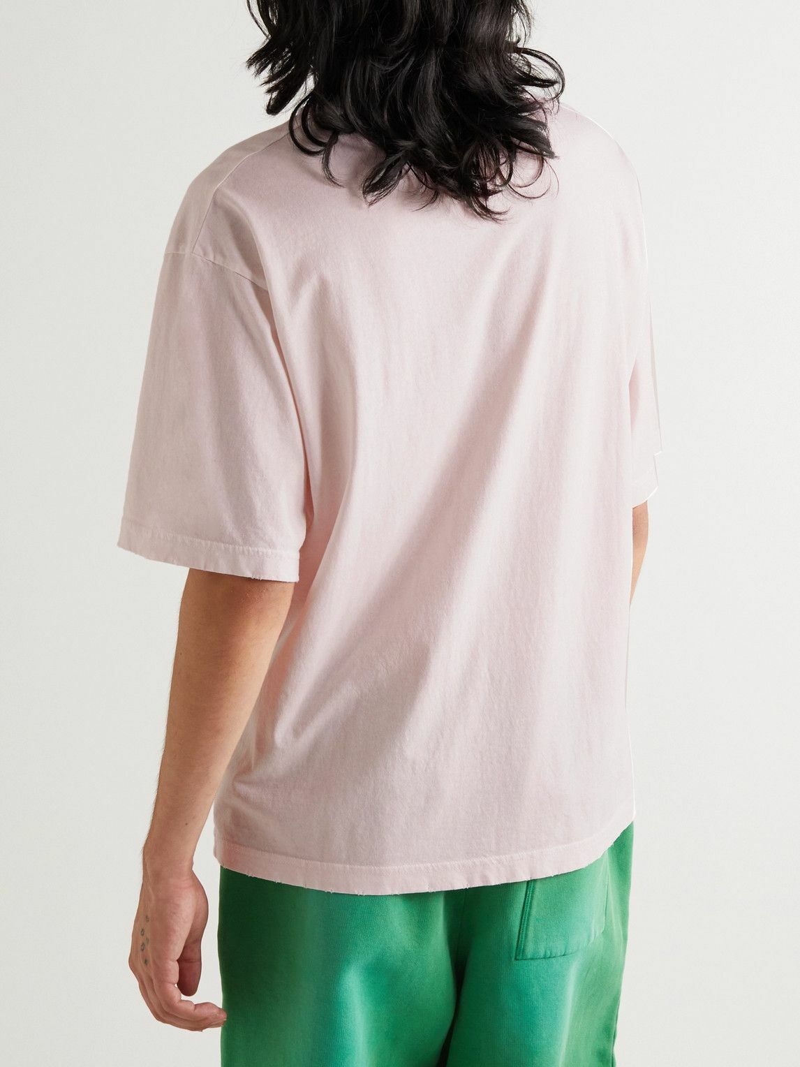 ★人気★【Acne Studios】EXTORR PINK LAB T SHIRT ACNE STUDIOS | Extorr Pink Lab T Shirt | Men | Regular Fit T