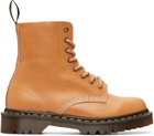 Dr. Martens Beige 1460 Pascal 8 Eye Boots