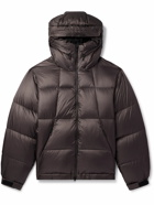 Goldwin - Quilted Pertex® Quantum Hooded Down Jacket - Brown