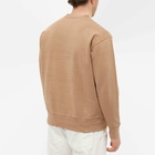 Norse Projects Men's Arne Varsity N Crew Sweat in Camel