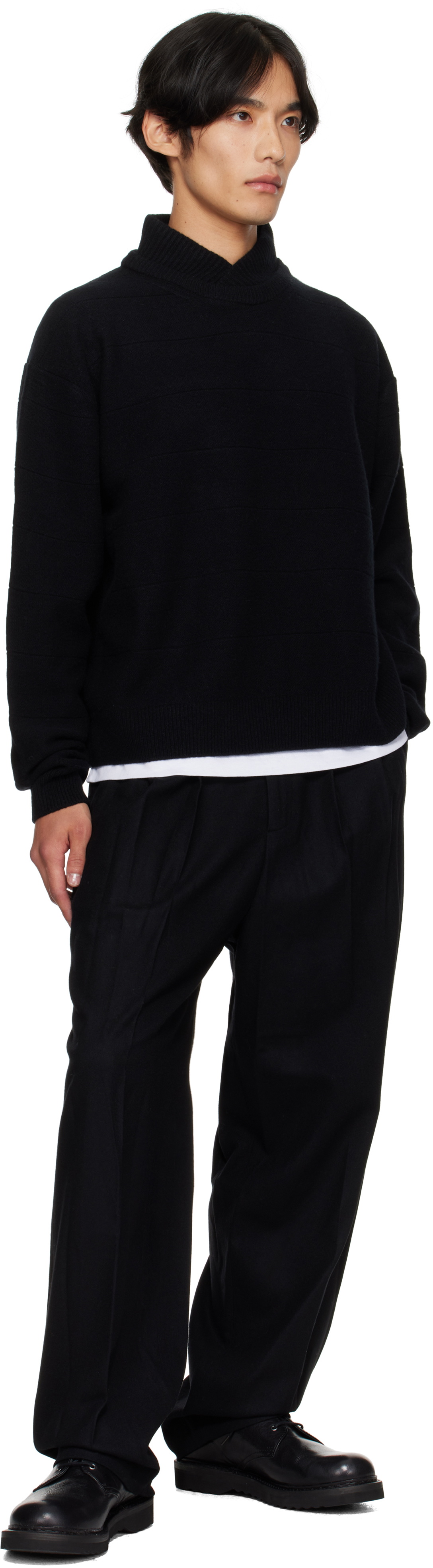 LE17SEPTEMBRE Black Crewneck Sweater