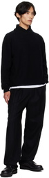 LE17SEPTEMBRE Black Crewneck Sweater