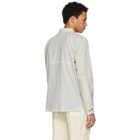 Jan-Jan Van Essche Off-White Cotton Stripe Shirt