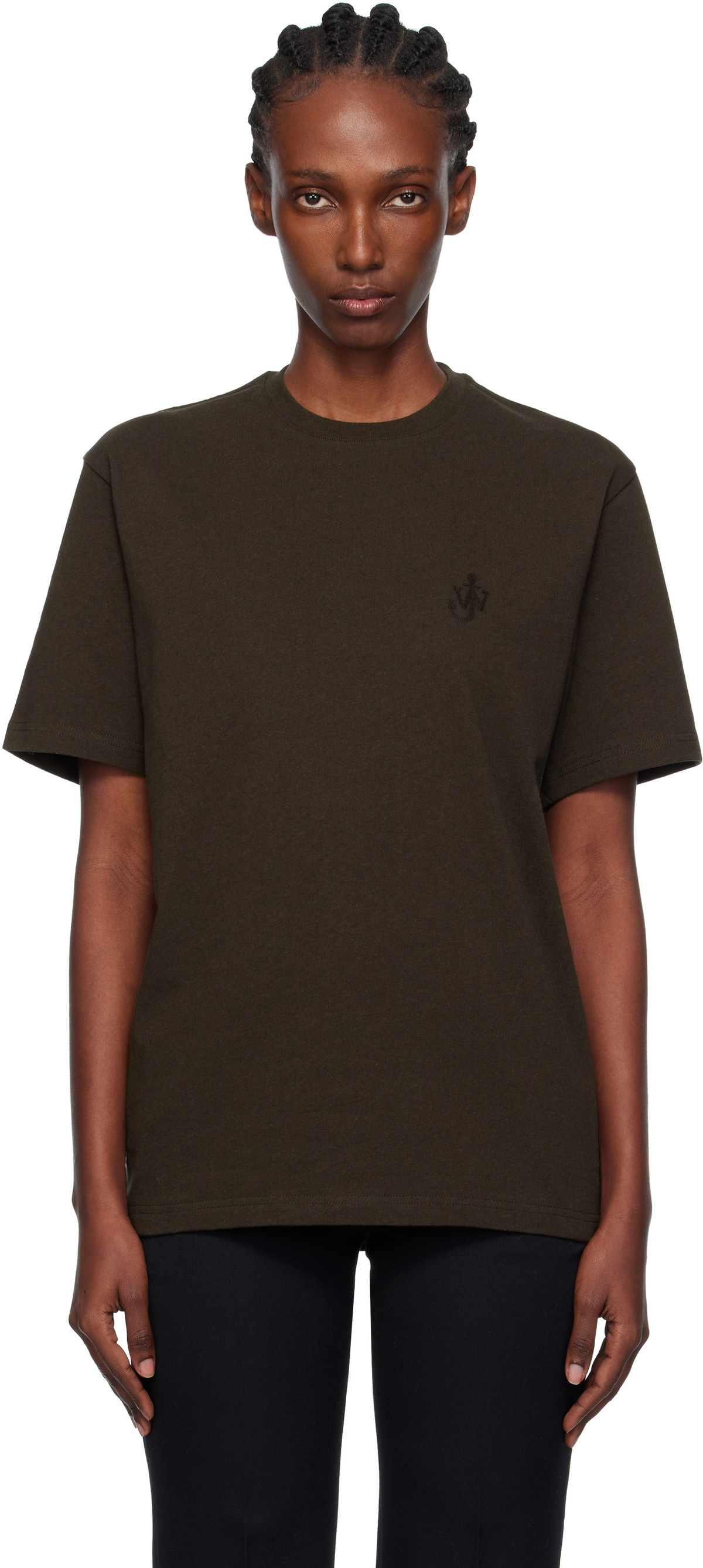 JW Anderson Black Single Knot T-Shirt JW Anderson