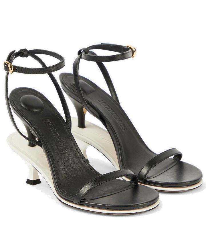 Photo: Jacquemus Les Doubles Sandales leather sandals