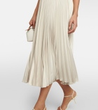 Polo Ralph Lauren - Off-the-shoulder pleated midi dress