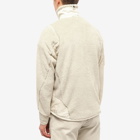 And Wander Men's High Loft Fleece Jacket in Off White