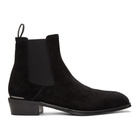 Alexander McQueen Black MICM Chelsea Boots