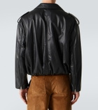 Loewe Balloon leather biker jacket