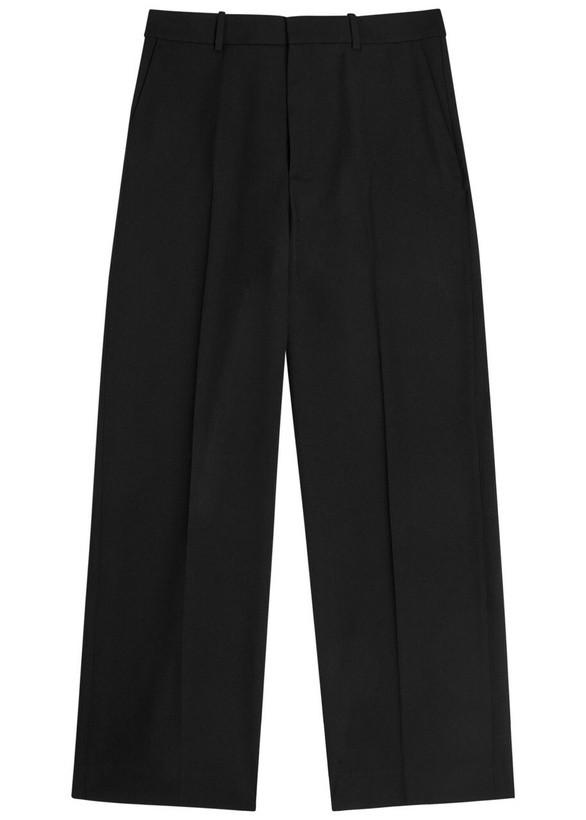Photo: Calvin Klein Straight-leg Wool Trousers Black