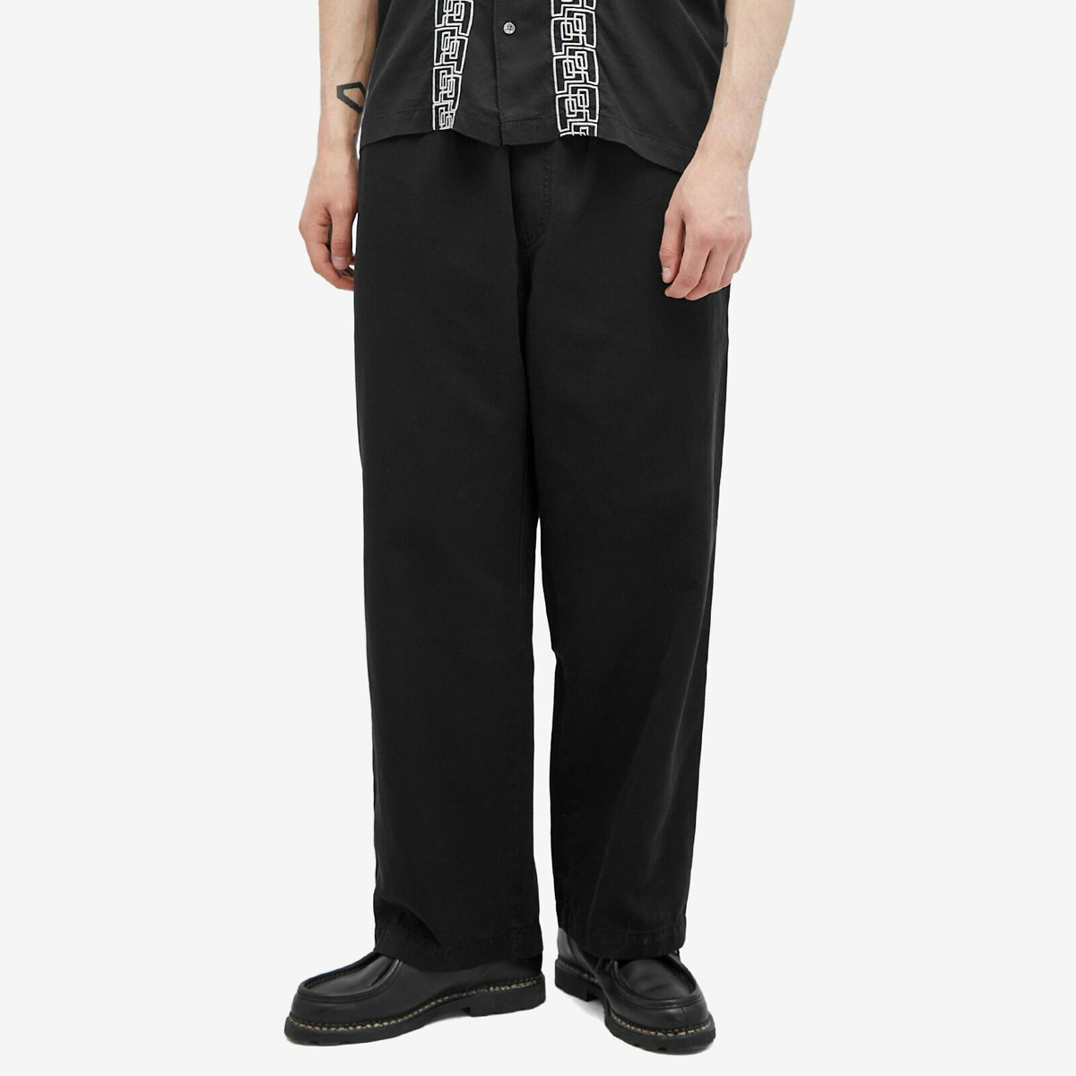 Polar Skate Co. Men's Karate Trousers in Black