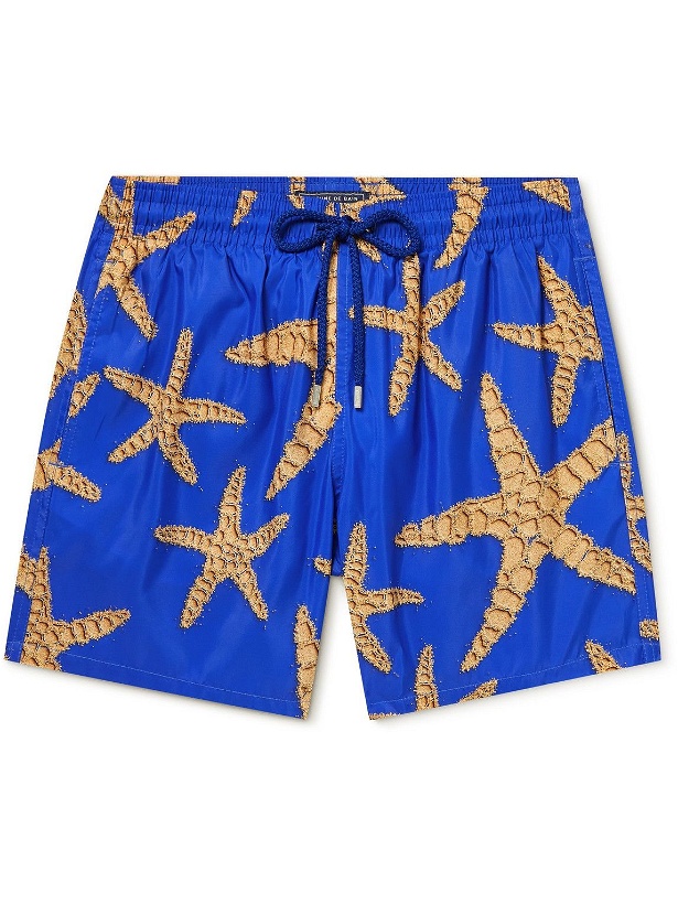 Photo: Vilebrequin - Mahina Printed ECONYL Swim Shorts - Blue