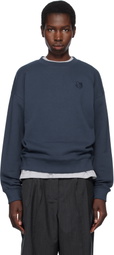 Maison Kitsuné Navy Bold Fox Head Patch Comfort Sweatshirt