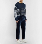 Sies Marjan - Kyle Striped Linen Sweater - Men - Navy