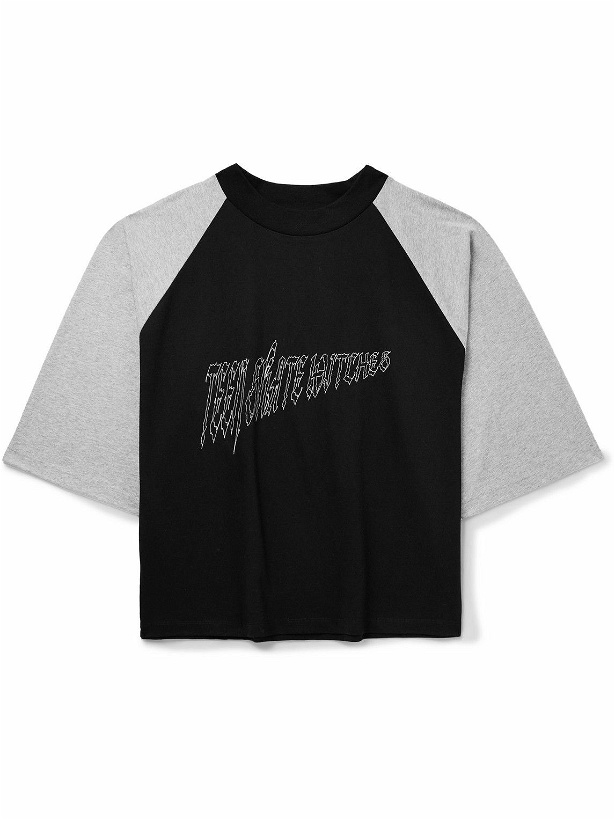 Photo: Liberal Youth Ministry - Printed Cotton-Jersey T-Shirt - Black