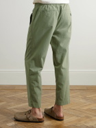 Folk - Assembly Straight-Leg Cotton Drawstring Trousers - Green